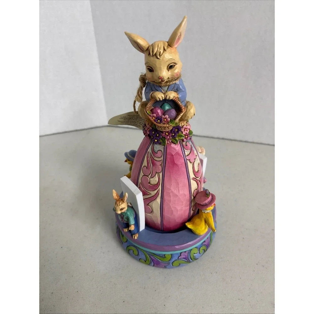 Jim‎ Shore Heartwood Creek Egg-cited For Easter Bunny Figurine 4053599